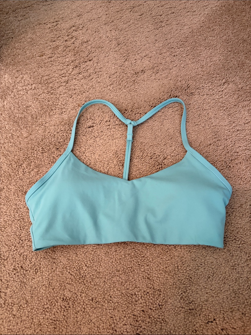 Old Navy Light Blue/Teal t-back Sports Bra